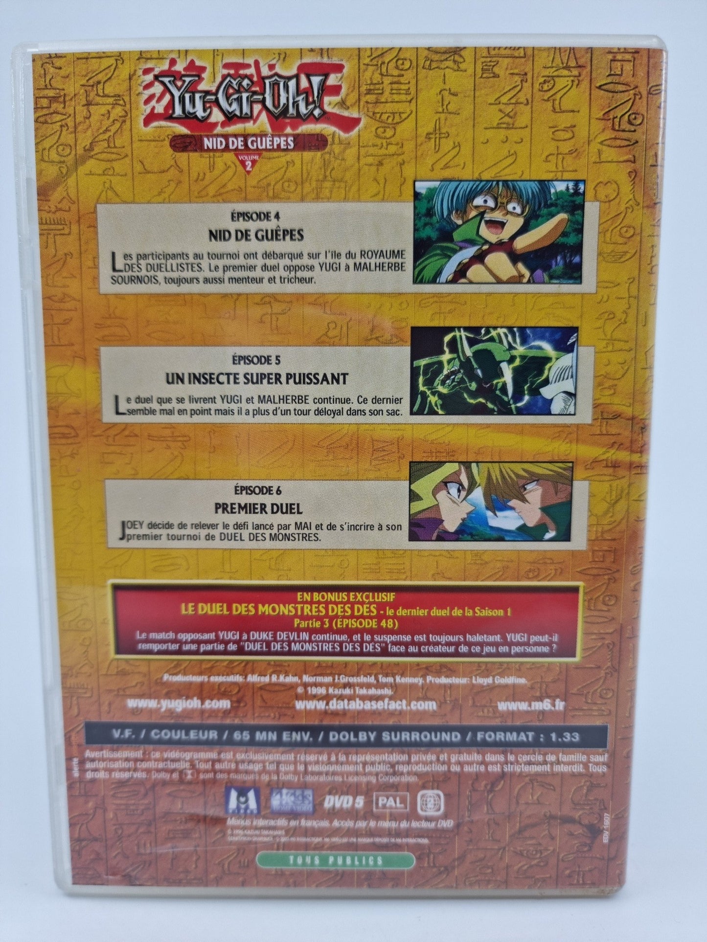 DVD - Yu-Gi-Oh ! - Vol.2 : Nid de guêpes (3 épisodes)