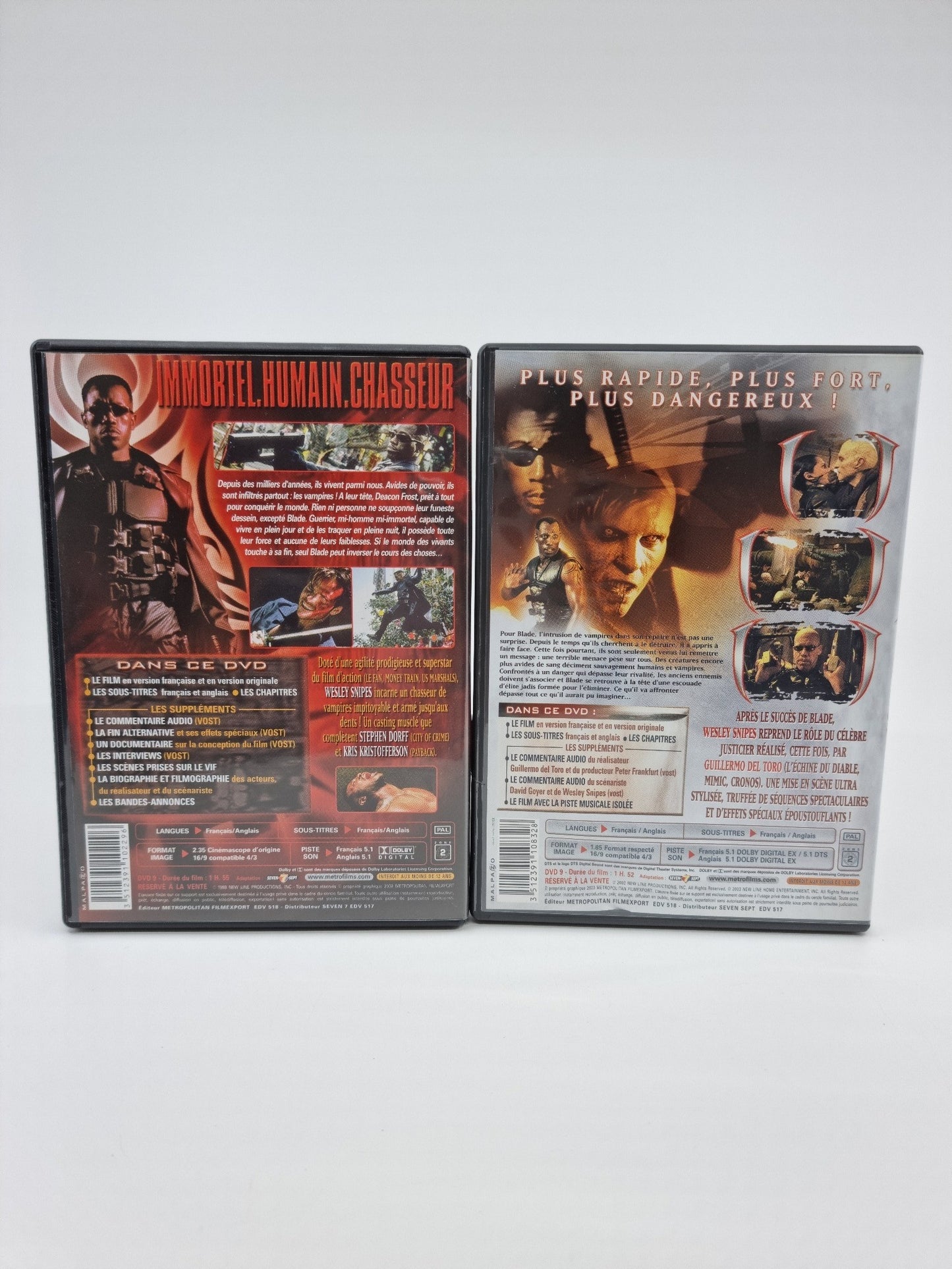 DVD - Blade et Blade II (2 DVD)
