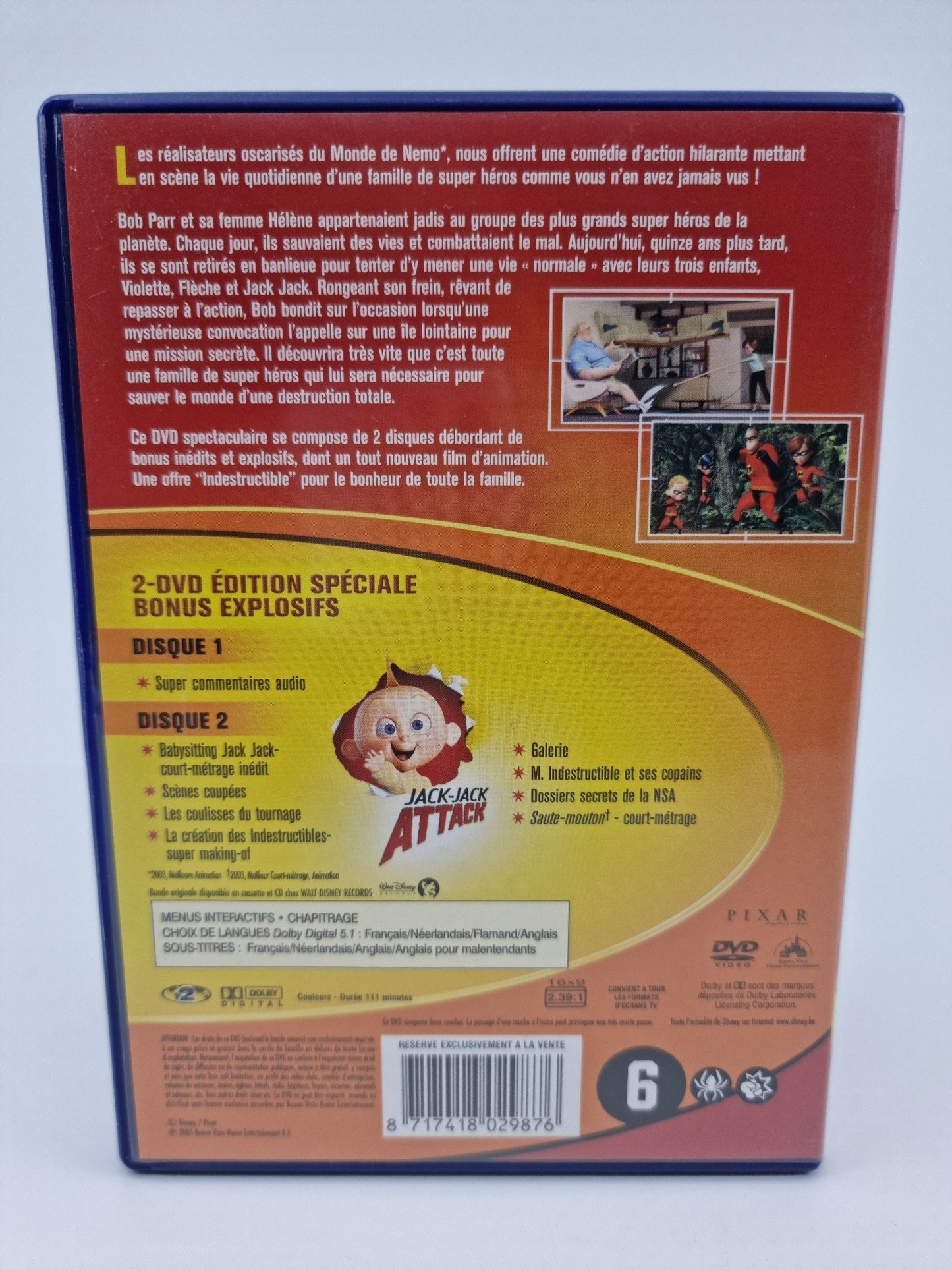 DVD - Les Indestructibles (Edition spéciale 2 DVD)