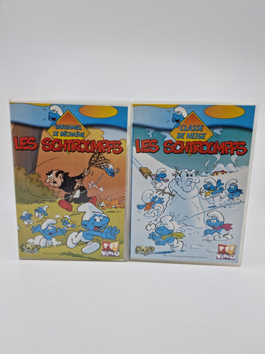 DVD - Les Schtroumpfs - Classe de neige (5 épisodes) et Gargamel se déchaine (6 épisodes)