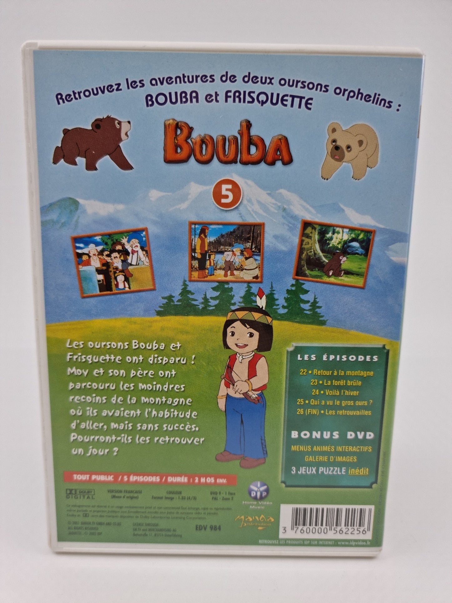 DVD - Bouba - Coffret 5 DVD (26 épisodes)