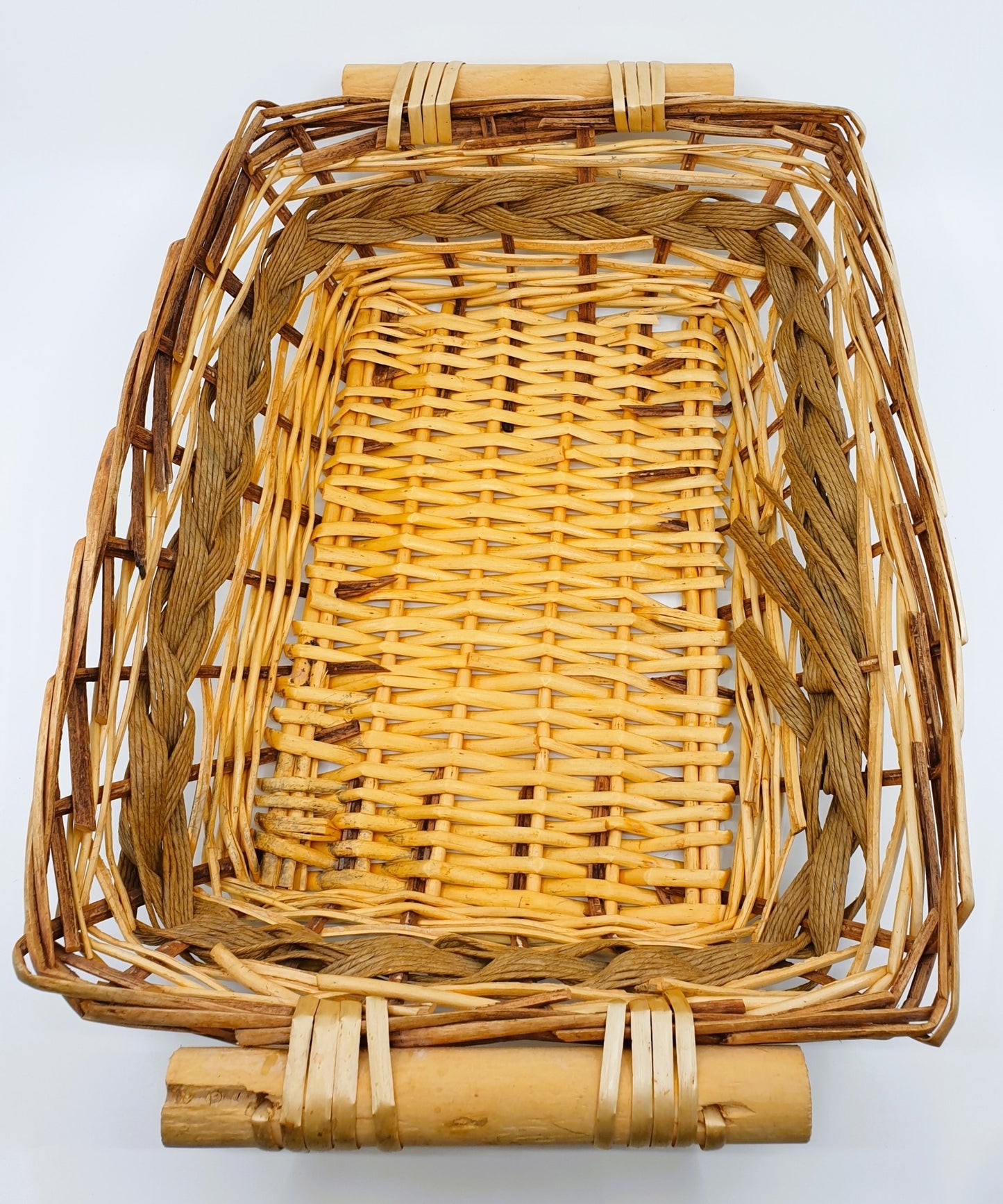 Corbeille à pain rectangulaire avec anses