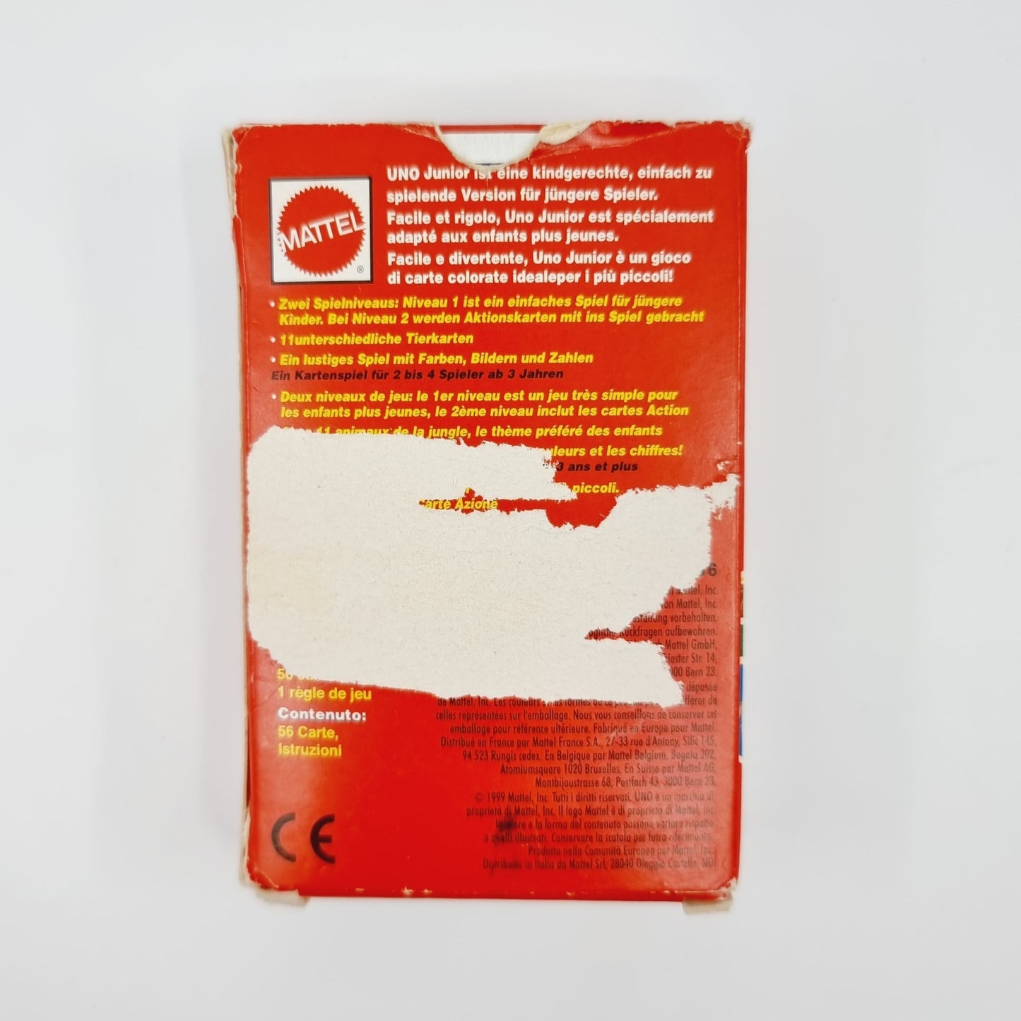 Jeu de carte UNO junior